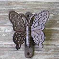 Heurtoir porte fonte Papillon 12x10x4cm