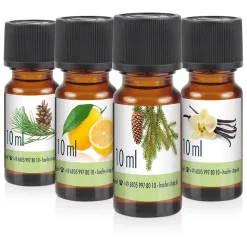 Höfer Chemie Set Parfumé 2 - Avec 4 Parfums : Vanille, Citron, Sapin, Pin