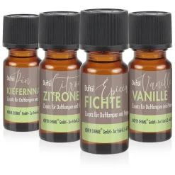 Höfer Chemie Set Parfumé 2 - Avec 4 Parfums : Vanille, Citron, Sapin, Pin