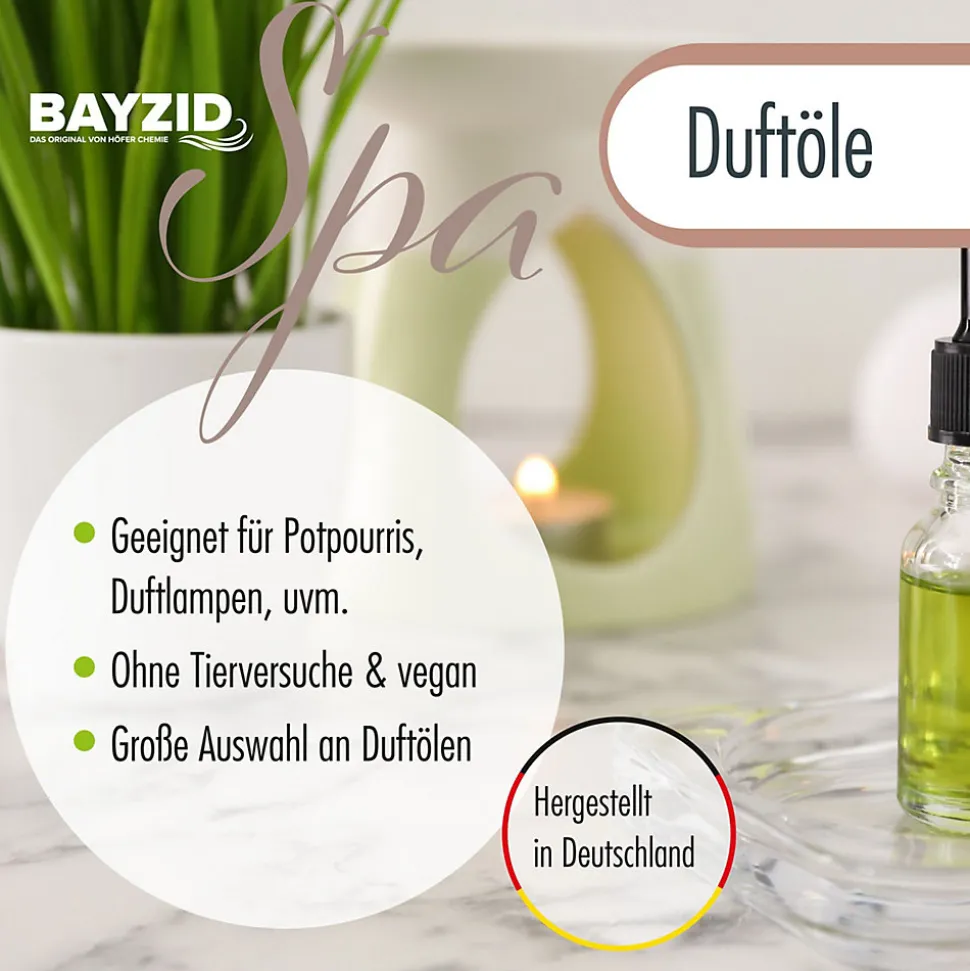 Höfer Chemie Set Parfumé 2 - Avec 4 Parfums : Vanille, Citron, Sapin, Pin