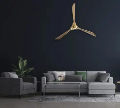 Hélice Murale Déco 85 cm Métal Sculpture Murale Décoration Moderne FineBuy