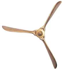 Hélice Murale Déco 85 cm Métal Sculpture Murale Décoration Moderne FineBuy