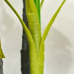 HOMCOM Arbre artificiel plante artificielle monstera H.1,2 m tronc branches lichen feuilles de tortue grand réalisme pot inclus