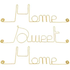 Home Sweet Home - Sculpture fil de fer 30-40 cm - Bijoux de mur