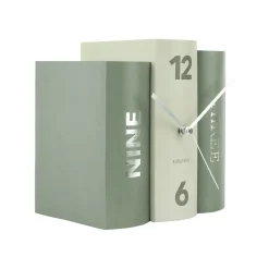 Horloge à poser trompe-l'œil Books