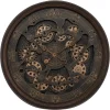 Horloge Alban - verre - D76 cm - Atmosphera