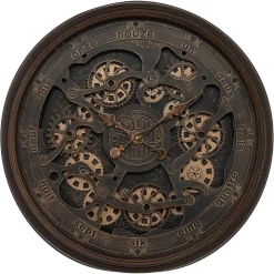 Horloge Alban - verre - D76 cm - Atmosphera