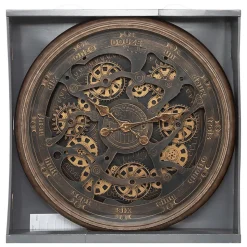 Horloge Alban - verre - D76 cm - Atmosphera