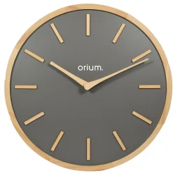 Horloge analogique Elegance diamètre 30cm - Gris - Orium