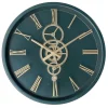 Horloge AracEly vert D46cm - Atmosphera