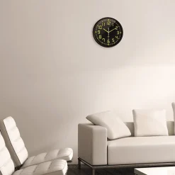 Horloge contraste silencieuse diamètre 30cm - Orium