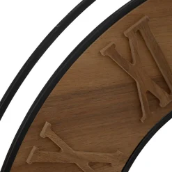 Horloge Dorian D65cm marron - Atmosphera