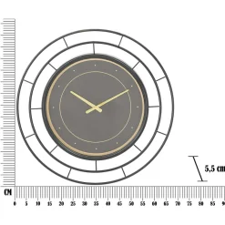 Horloge en métal Fashion dark 70x5.5 cm