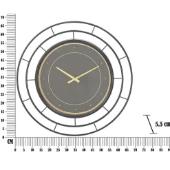 Horloge en métal Fashion dark 70x5.5 cm