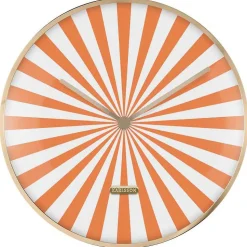 Horloge en métal Candy Swirl Dome