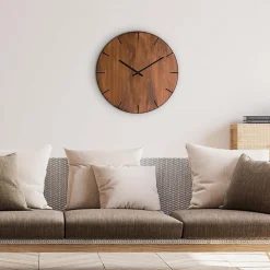 Horloge en noyer Dada Art Ø40 x ep.4,5 cm