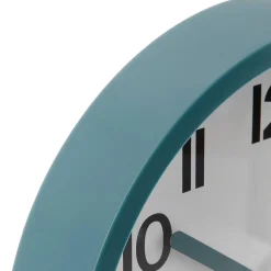 Horloge en plastique - D22 cm - Noir- Atmosphera