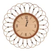Horloge en rotin 60cm, Areza - Ornami