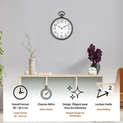 Horloge FISHTEC Montre Gousset vintage