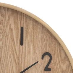 Horloge Ivana bois clair D55cm - Atmosphera