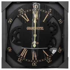 Horloge mécanique Camillo D54cm noir - Atmosphera