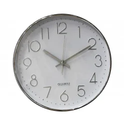 Horloge murale 30 cm design blanc pour une déco moderne - CLOCK