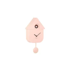 Horloge murale moderne Cuckoo Rose pâle