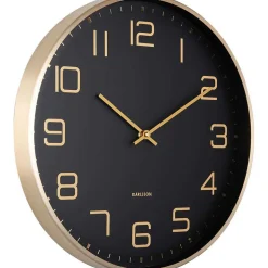 Horloge murale ronde Elegance Glow