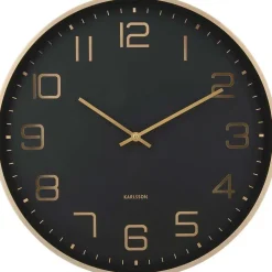Horloge murale ronde Elegance Glow