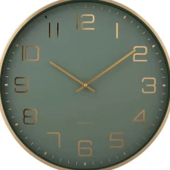 Horloge murale ronde Elegance Glow