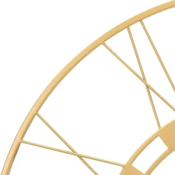 Horloge murale style vintage fer or pendule salon Stockholm 85 cm WOMO-DESIGN