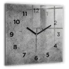 Horloge murale Wallfluent 60x60 cm Avec chiffres Aiguilles noires Mur industriel 1 pcs
