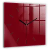 Horloge murale Wallfluent 60x60 cm Aiguilles noires Bordeaux 1 pcs