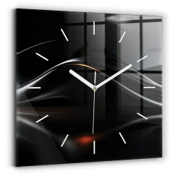 Horloge murale Wallfluent 30x30 cm Aiguilles blanches Abstraction 1 pcs