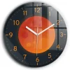 Horloge murale Wallfluent fi60 cm Aiguilles blanches Lune pleine 1 pcs