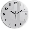 Horloge murale Wallfluent fi30 cm Avec chiffres Aiguilles noires Gris clair 1 pcs