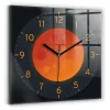 Horloge murale Wallfluent 30x30 cm Aiguilles noires Lune pleine 1 pcs
