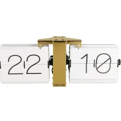Horloge No Case casier laiton H14cm en Métal - Present Time