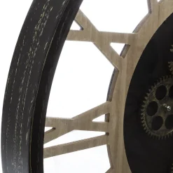 Horloge Paul - métal & bois D57 cm - Atmosphera