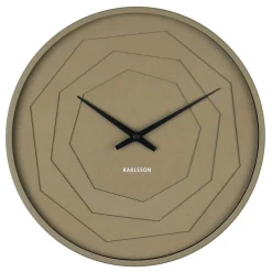 Horloge ronde en bois Origami 30 cm