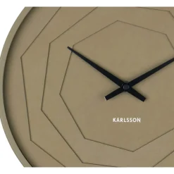 Horloge ronde en bois Origami 30 cm