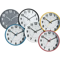 Horloge silencieuse Abylis diamètre 30cm - Bleu canard - Orium