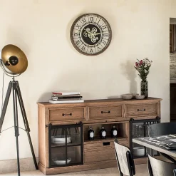 Horloge Stella - métal D57 cm - Atmosphera