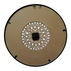 Horloge Suspendue Horloges Murales Brun Noir Mdf Métal Style Vintage