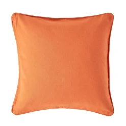Housse coussin uni terracotta - 30 x 30 cm - HOMESCAPES