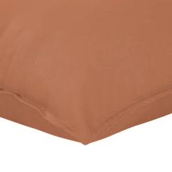Housse de coussin 100% coton Hiva terracotta l.45 x H.45cm GoodHome