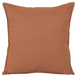 Housse de coussin 100% coton Hiva terracotta l.45 x H.45cm GoodHome