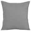 Housse de coussin 100% coton Hiva gris l.60 x H.60cm GoodHome