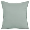 Housse de coussin 100% coton vert celadon l.45 x H.45cm GoodHome Hiva