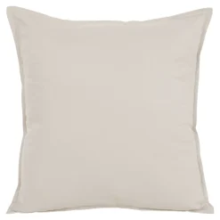 Housse de coussin 100% coton Hiva beige l.60 x H.60cm GoodHome